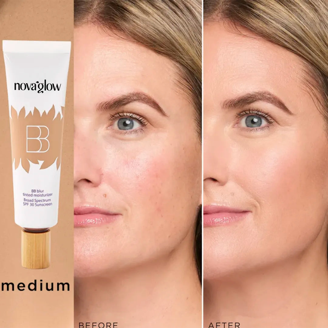 Crema hidratante con color BB blur SPF 30