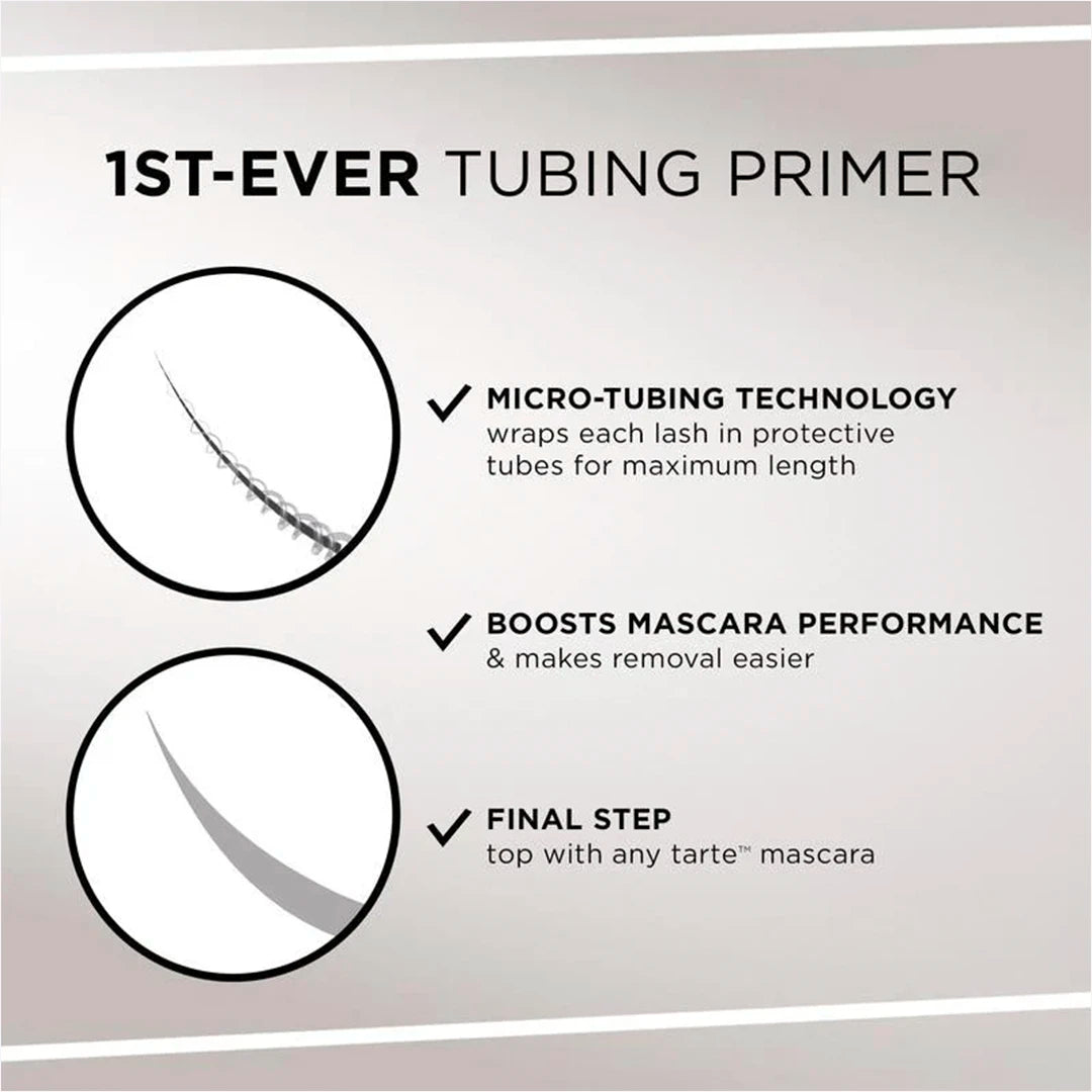 Máscara de pestañas y prebase Tubing