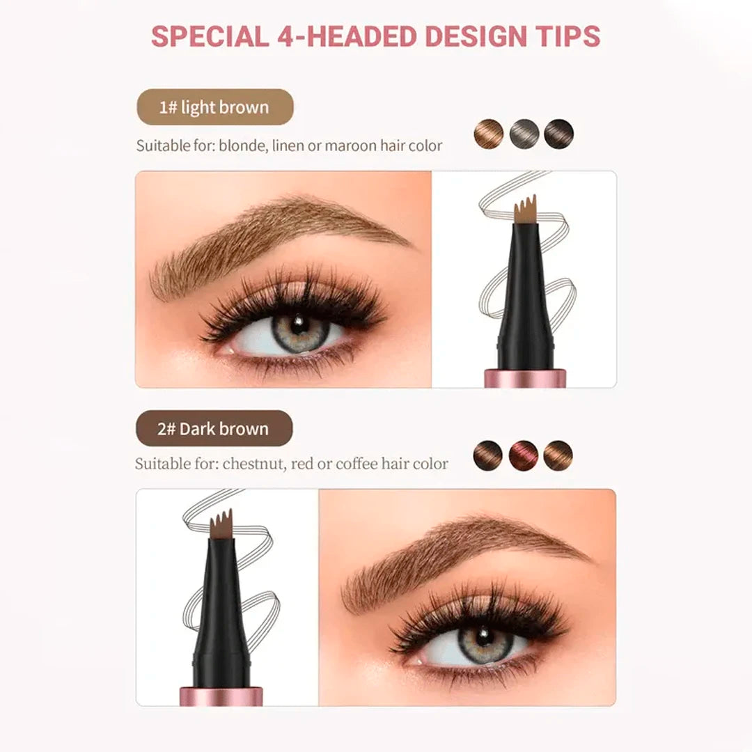Waterproof Micro-Fork Eyebrow Pencil