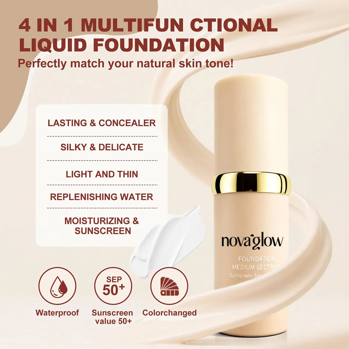 Color Changing 4 in 1 Foundation